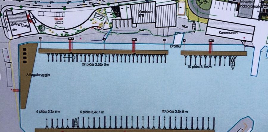 Nýggi bátahylurin tikin í nýtslu.