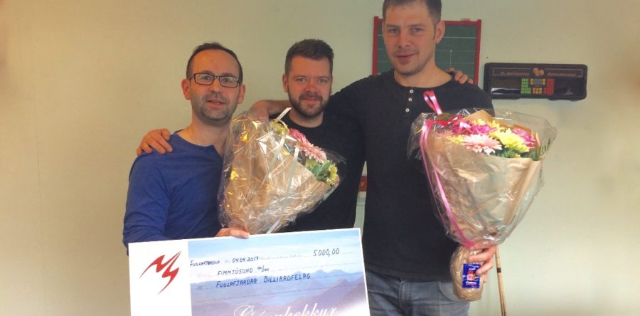 Billardfelag Fuglafjarðar vunnið FM fyri lið 2017
