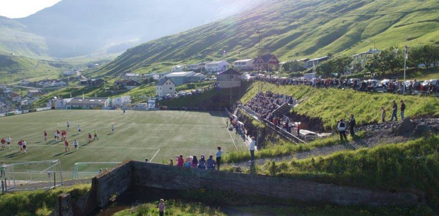 Kunning um niðurtøku av ítróttarhúsi og útgrevstri