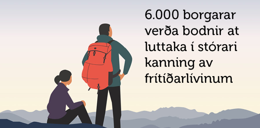 Borgarar verða eggjaðir at stuðla stórari kanning av frítíðarlívinum í Føroyum