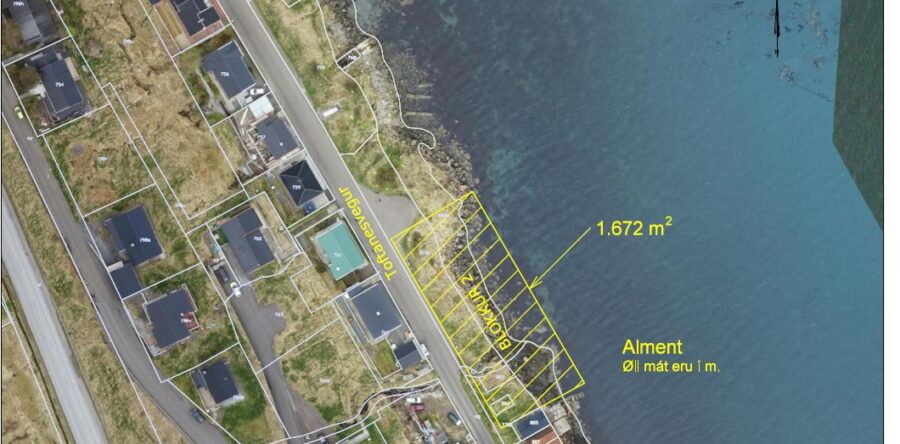 Tíðindaskriv : Alment útboð av lendi til íbúðarbygging úti á Land, Fuglafjørður