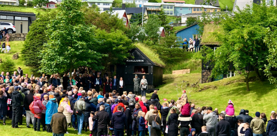 Drotningavitjan í góðveðri