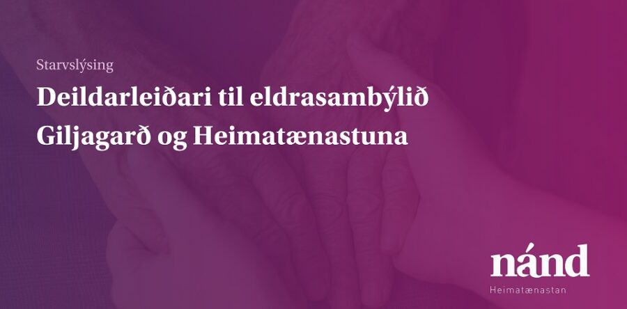 Endurlýsing: Deildarleiðari til Nánd