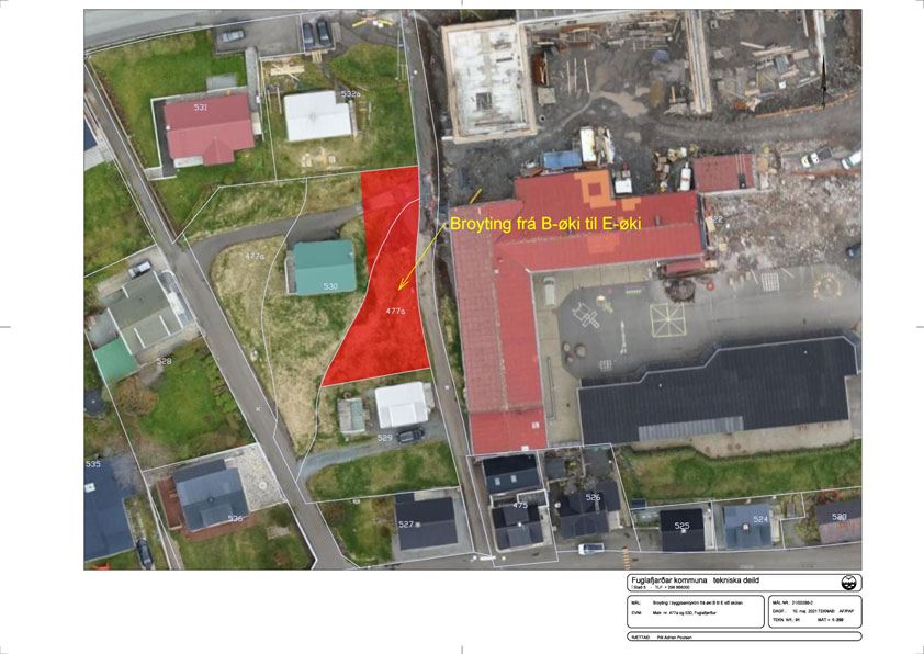 Kunngerð um broyting av byggisamtykt fyri Fuglafjarðar kommunu í sambandi við skúlabygging