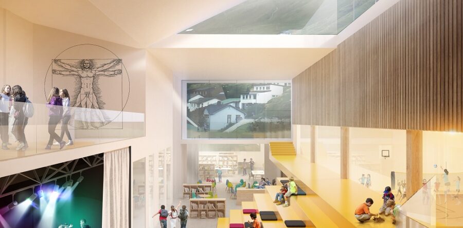 Húsavørður til Fuglafjarðar skúla og aðrar bygningar