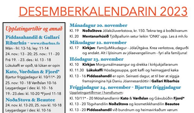 Desemberkalendarin 2023