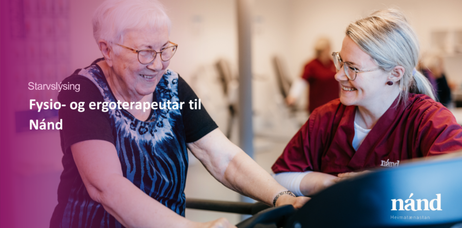 Fysio- og ergoterapeutar til endurmenning/ rehabilitering í Nánd