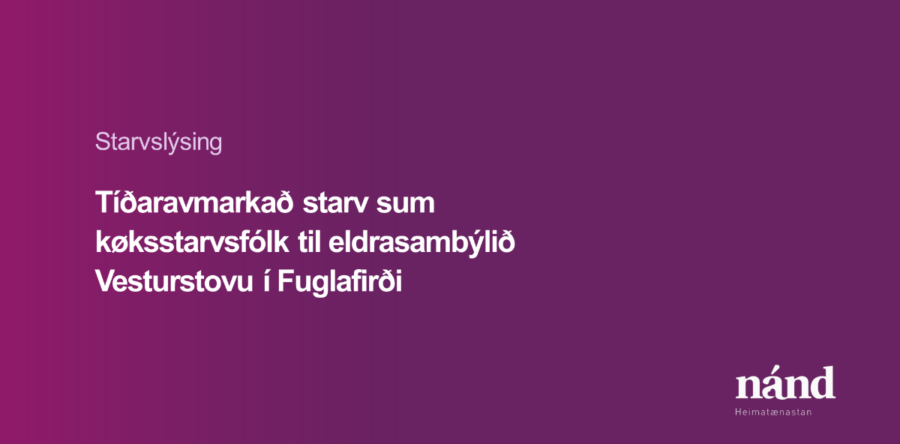 Eldrasambýlið Vesturstova