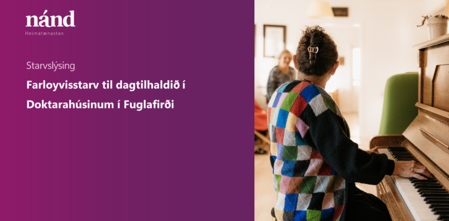 Farloyvisstarv til dagtilhaldið í Doktarahúsinum í Fuglafirði