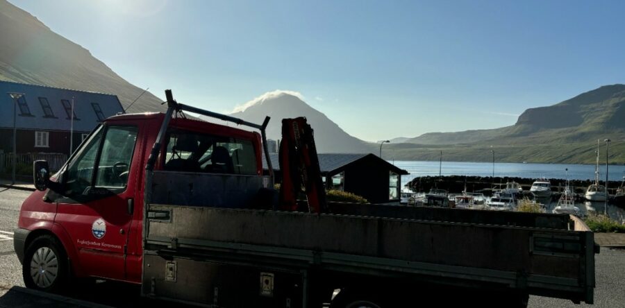 Ford Transit BM912 við Palfinger PC1500 krana til sølu