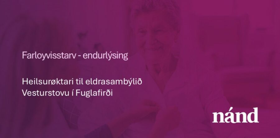 Farloyvisstarv – heilsurøktari til Vesturstovu í Fuglafirði.