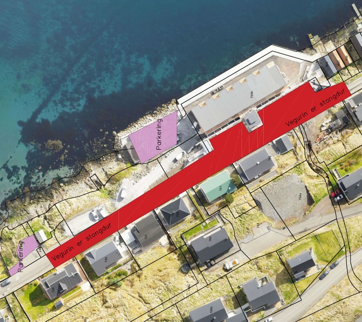 Toftanesvegur stongdur í viku 19