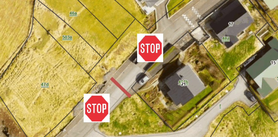 Innandalsvegur verđur stongdur