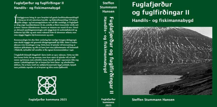 Bókaútgáva av Fuglafjørður og fuglfirðingar II Handils- og fiskimannabygd