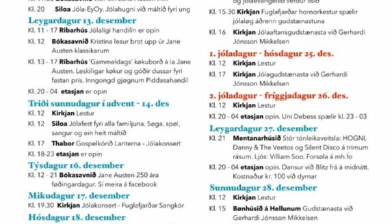 Desemberkalendarin 2025