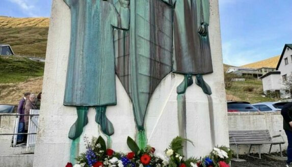 Røðan Max Cecil Weihe bar fram á minningardegi teirra sjólatnu