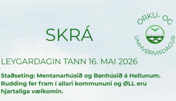Skrá Orku- og umhvørvisdagur 2026