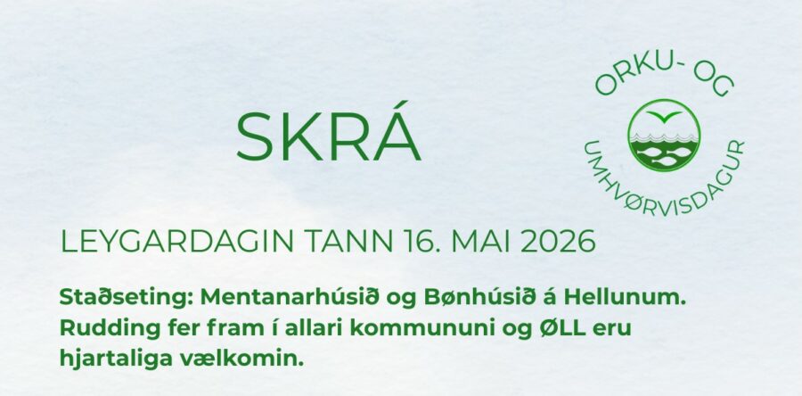 Skrá Orku- og umhvørvisdagur 2026